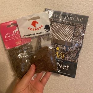 Assorted Hair Nets - Medium Brown (5)